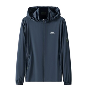 
Jeep Silk Sunscreen Clothes Men's Summer UV Cool Sunscreen Clothes Large Size Ultra-Thin Jacket Casual Jacket