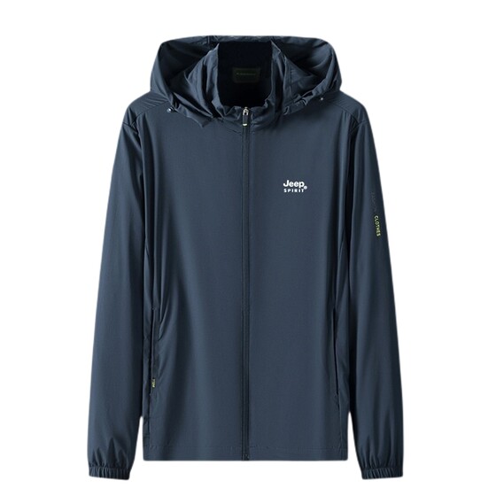 
Jeep Silk Sunscreen Clothes Men's Summer UV Cool Sunscreen Clothes Large Size Ultra-Thin Jacket Casual Jacket