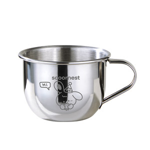 Kechao Children's Water Cup 316L Stainless Steel Baby Home Baby Open Milk Cup Learn to Drink Water Small Cup