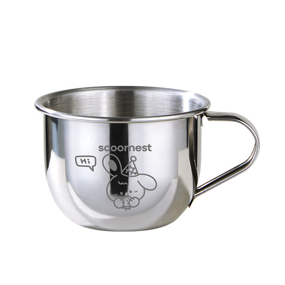 Kechao Children's Water Cup 316L Stainless Steel Baby Home Baby Open Milk Cup Learn to Drink Water Small Cup
