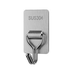Stainless steel pendant clothing hooks are load-bearing and stress-free