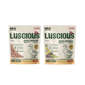 Luce dog snacks, duck breast jerky, duck neck cartilage, puppy molar sticks, pet training rewards for large, medium and small dogs