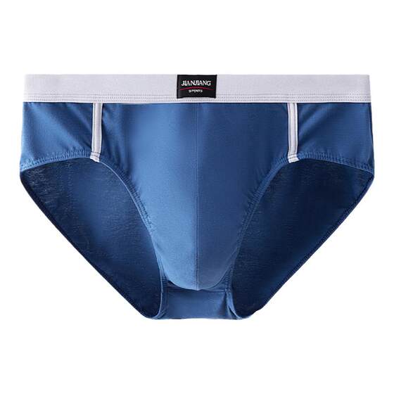 Jianjiang Men's Briefs Pure Cotton Antibacterial Boys Large Size Men's Summer Loose Breathable Briefs Headband