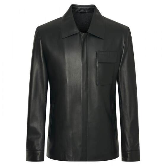 
[Sheepskin Leather Clothes] Angel Bird Autumn New Men's Fashionable Casual Leather Clothes Multi-Colored Versatile Tops and Jackets for Men