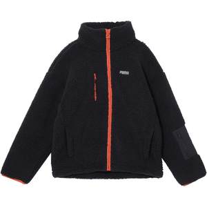 Loose retro stand collar imitation lamb velvet jacket men's casual style top 689592 Puma puma official ole