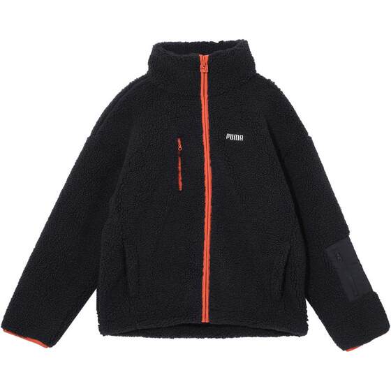 Loose retro stand collar imitation lamb velvet jacket men's casual style top 689592 Puma puma official ole