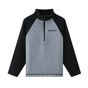 
Upgraded version [Hearthfire Shirt] Boys' German velvet bottoming shirt, spring and autumn children's long-sleeved T-shirt, casual sports top