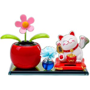 Car Swing car car, car perfume, solar swing, wealth cat interior decoration decorative supplies Daquan