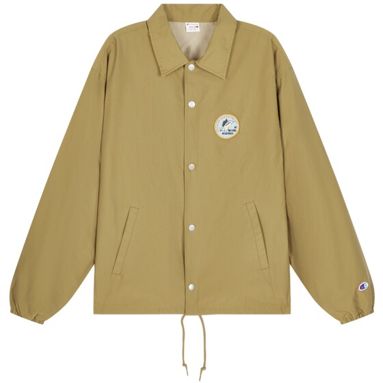 
Champion champion jacket women's spring couple embroidered single-breasted logo casual sports lapel jacket men's trendy