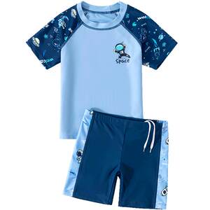 
Children's swimsuit for boys, middle and large children split 2026 new boys swimsuit and trunks sun protection swimming hot spring suit