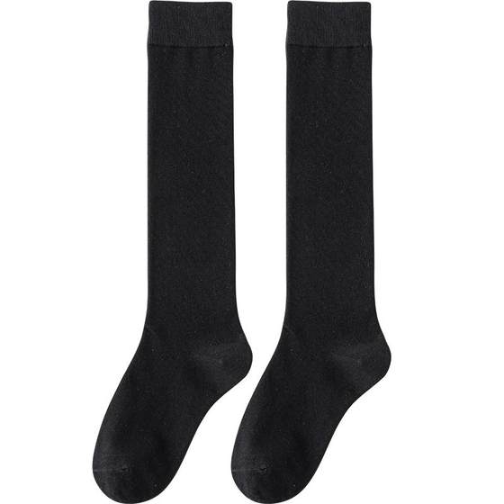 White calf socks Child socks Spring and autumn thin jk long tube overweed socks without bone autumn and winter socks stress stabilization
