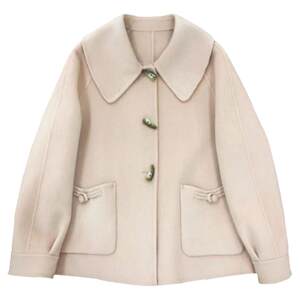 
Double-sided fleece coat for women, small 2025 autumn and winter new Korean style wool coat short wool coat for women