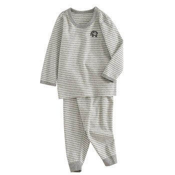 Children's warm underwear sleeve pure cotton autumn clothes thickened