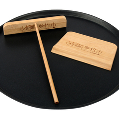 Bamboo Pancake Rake Scraper Spreader Tool - Special Offer