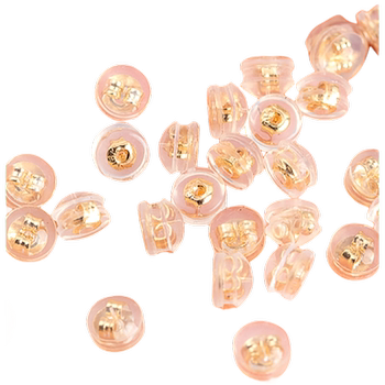 Food grade silicone small hole ear plugs and fine needles are available