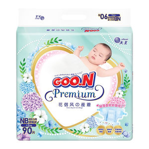 
[Official] goon Dawang Huaxinfeng baby diapers breathable diapers NB-XXL code universal