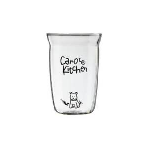Corolt high borosilic glass water cup resistant high temperature coffee cup, tea milk girl household net red drink water cup