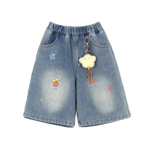 
Little O Bao children's clothing baby summer suit women's thin 2026 new star girl two-piece vest suit skirt