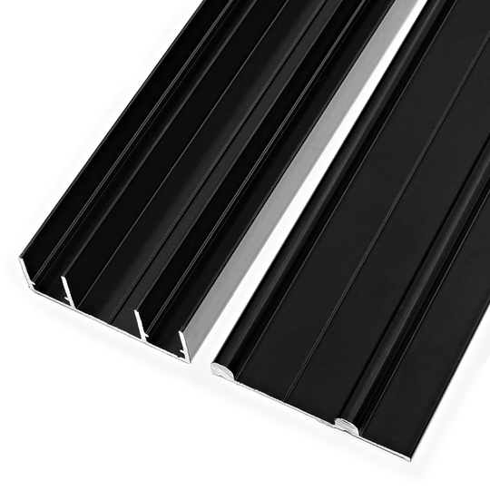 Monledge Wardrobe Sliding Door Track - 1 Meter Bottom Slide Guide Rail
