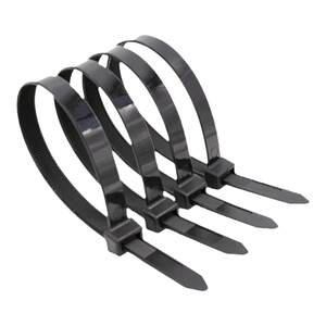 
High-strength self-locking nylon cable tie black plastic one-pull binding cable tie disposable dog strangulation buckle