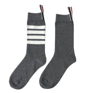 Dodoyo socks, short spring and autumn jk cotton net red ins, long tuber gray striped black calf socks male summer