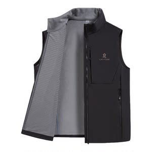 
Soft fine velvet Montagut men's 25 autumn and winter vest men's sleeveless jacket thickened thermal vest Z