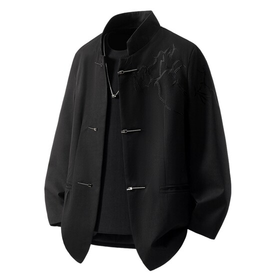 
Men's new Chinese dress, Chinese style jacket, men's new cardigan, ancient style men's clothing, wedding Chinese suit