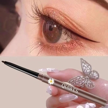 Eyeliner gel pen waterproof, sweat proof, durable, non smudging, novice, extremely thin head, no makeup off, student, party and silkworm sleeping dual-use new model