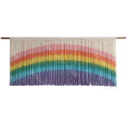 Rainbow Ins Nordic Decorative Painting Hand-woven Dyed Tapestry Hanging Painter Residential Art Soft Decoration Hanging