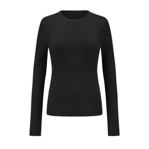 
[ZHIMII Shimi] Thickened machine washable double-ply Yangzi yarn 100 wool saddle shoulder round neck pullover base