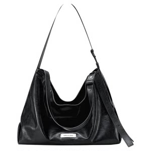 
LIVEBOX genuine leather tote bag commuting large capacity women's casual shoulder hobo bag crossbody bag