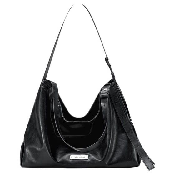 
LIVEBOX genuine leather tote bag commuting large capacity women's casual shoulder hobo bag crossbody bag