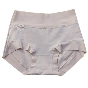 
'Xinjiang long-staple cotton' underwear women's pure cotton new 5A antibacterial breathable mid-waist tummy control seamless women's briefs