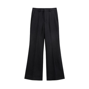 
COLN TR colored fabric, same style for men and women for all seasons, wide version, straight, easy-care, micro-flared casual trousers