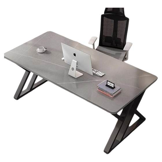 
Rock panel computer desk desktop light luxury bedroom desk home student study desk rectangular e-sports desk office desk