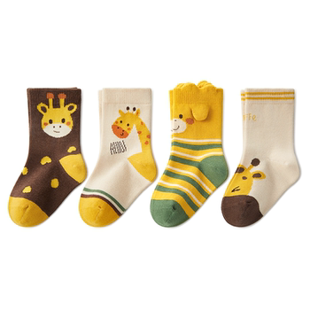 
Baby 100% cotton boneless new autumn socks resist balling