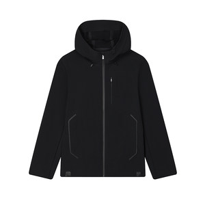 
FILA official men's woven jacket 2025 spring new casual simple basic waterproof hooded top