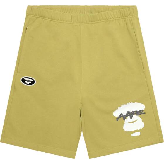 
Aape flagship store men's clothing spring and summer graffiti inkjet printing camouflage pocket casual trendy shorts C604XXO
