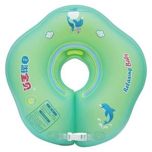 Self-swimming baby swimming ring neck ring neonatal swimming circle 0- December baby anti-ripping neck circle children's collar