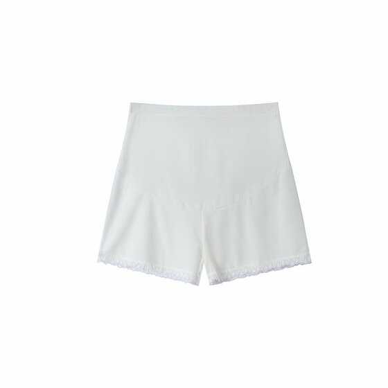 
Maternity safety pants for women, summer, thin, comfortable, ice silk, high-waisted shorts, anti-exposure, loose, large size leggings with skirt