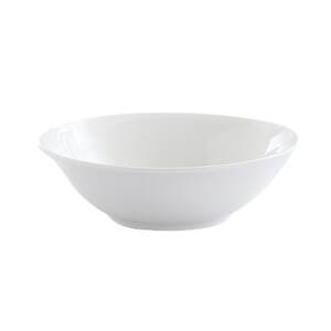 
Dou bowl ceramic noodle bowl pure white soup noodle bowl serving bowl salad bowl hotel table bowl high temperature resistant anti-scalding bowl