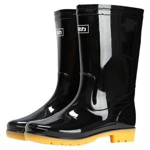 Backpie Rain Sheng Men's Fishing Rain Rain Boots Waterproof Mid -high Velvet and Low Sneak Sweet Shoes Anti -Slip -resistant Water Shoes Male
