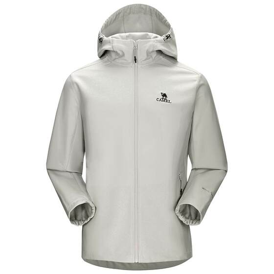 
[Rock Shell Evo] Camel Men's Jacket Outdoor Assault Soft Shell Jacket Windproof and Waterproof Sports Mountaineering Jacket for Women