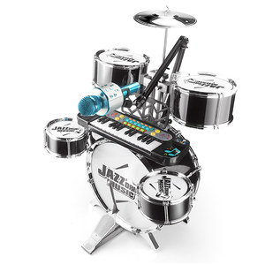 Chenghui Shelf Drum Children's Toys Beginner Musical Instrument Tapping Home Exercise 3-6-year-old baby jazz drum boy 1
