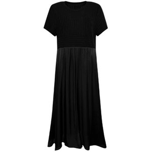 
[Clearance] NAZ plus size summer new style high-waist slim knitted stitching fat mm temperament dress