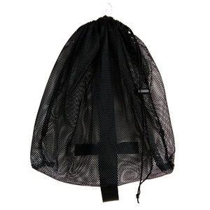 
Outdoor basketball storage grid pocket sports swimming equipment drawstring helmet bag transparent hollow breathable shoe bag