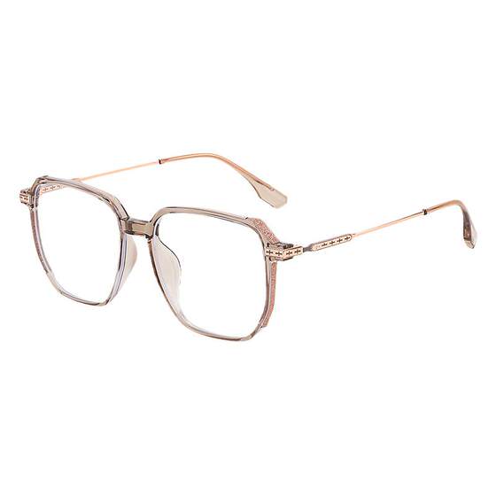 
[Free matching degree] Sagawa fashionable large frame anti-blue light gray glasses female myopia glasses frame male trend