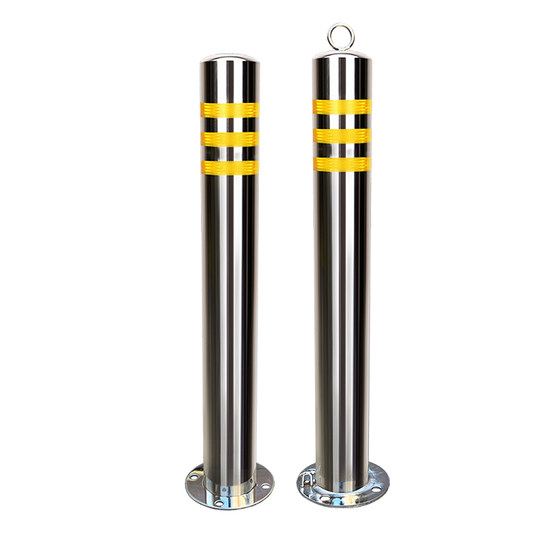 
Thickened stainless steel anti-collision column, steel pipe warning column, fixed isolation column, removable road pile column, parking space ground pile