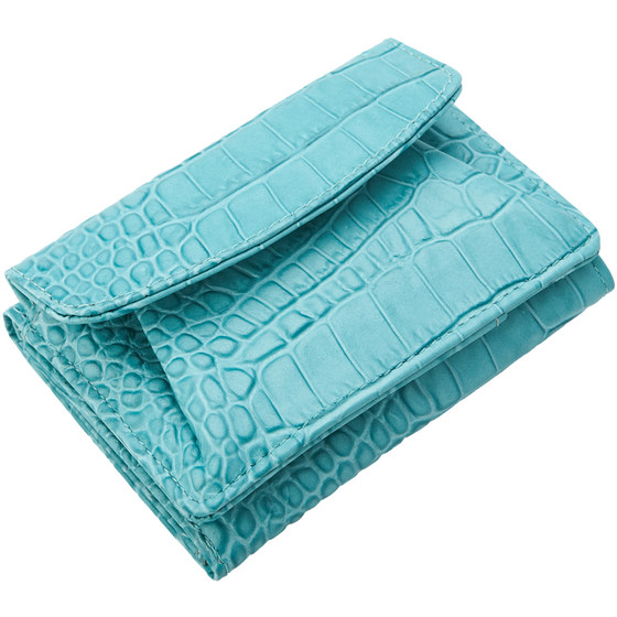 
r.king short women's coin wallet coin wallet genuine leather silver bag exquisite mini small card bag top layer cowhide leather