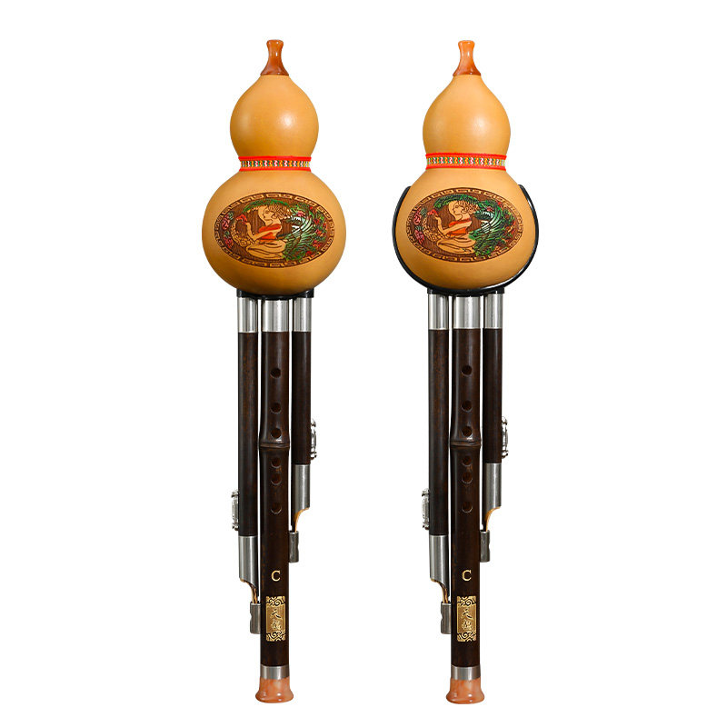 中国のウリ科の楽器 初心者と大人向けの10穴Hulusi Bフラットプロフェッショナル楽器 中国のウリ科の楽器 9 穴 Hulusi C キー B  フラット Hulusi 初心者と大人のための広い音域(C tune) 終了】＜弦楽器の祭典＞「弦楽器大展示会 in 秋葉原UDX 2025」 5月3日(土祝)  – 5月5 ... フルシ楽器 CキーとBフラットの美しい外観のHulusi楽器は 初心者の大人に適しています(Type 3)